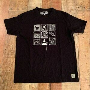 Gota Portugal Design black interactive graphic t-shirt men’s xs